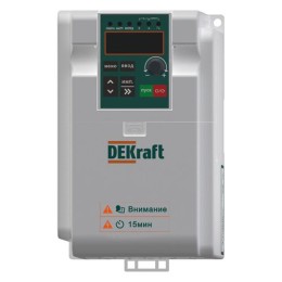 DEKV060G1R5S2 | Преобразователь частоты DEKV060-1.5кВт 1 фаза 220В DEKraft