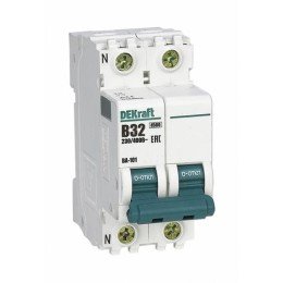 11169DEK | Авт. выкл. 1P+N 32А х-ка B ВА-101 4,5кА DEKraft

