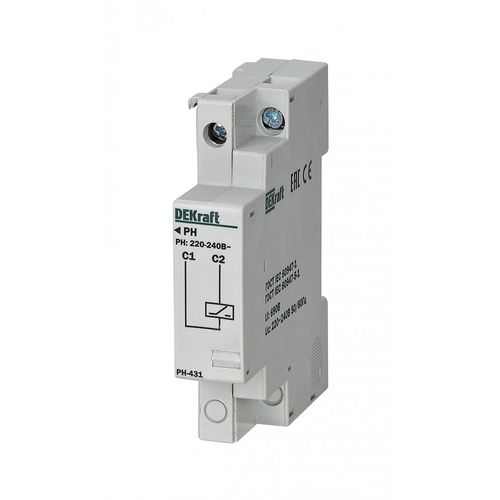 21266DEK | Расцепитель независимый 380-400В для ВА-431 DEKraft

