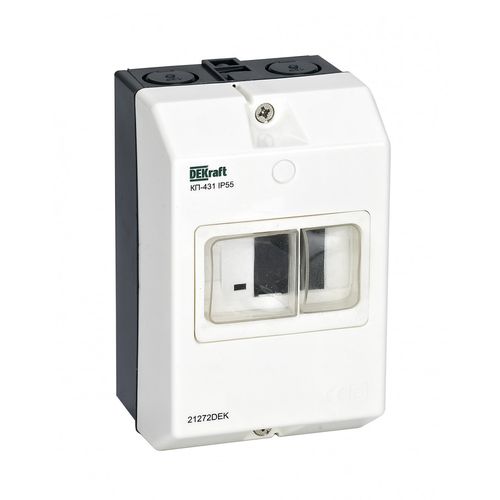 21272DEK | Корпус пласт. IP55 для установки ВА-431 DEKraft
