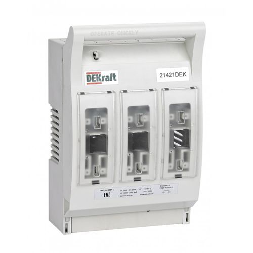 21421DEK | ПВР горизонтальный 250А 3ф отключение_ПВР-102 DEKraft
