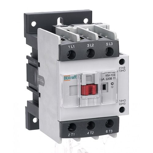 22138DEK | Контактор 65А 220В АС3 1НО+1НЗ КМ-103 DEKraft DEKraft
