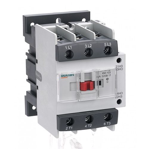 22147DEK | Контактор 95А 110В АС3 1НО+1НЗ КМ-103 DEKraft DEKraft
