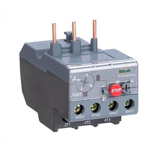 23159DEK | Реле тепловое для контакторов 09А-25А 0.63А-1.0А DEKraft
