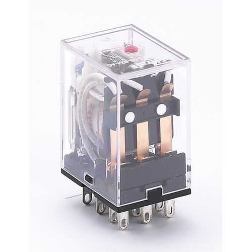 23222DEK | Промежуточное реле 3 конт. с инд. LED 5А 12В AC ПР-1 DEKraft
