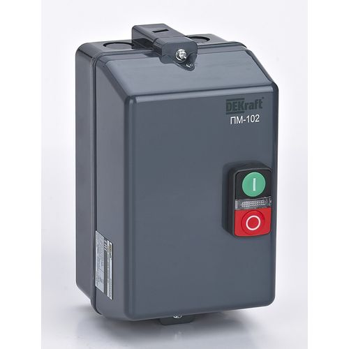 23605DEK | Пускатель электромагнитный 38А AC110В 50/60Гц в пластиковой оболочке DEKraft
