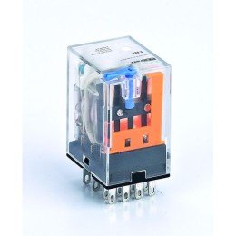 23801DEK | Промежуточное реле 4 конт. с LED инд. и TEST функ. 3А 6В DC ПР-102 DEKraft

