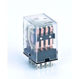 23802DEK | Промежуточное реле 4 конт. с LED инд. 3А 12В DC ПР-102 DEKraft
