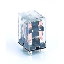 23866DEK | Промежуточное реле 2 конт. с LED инд. 5А 380В AC ПР-102 DEKraft
