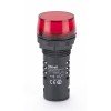 25119DEK | Лампа комм. ADDS D22 LED кр. 220В AC/DC ЛK-22 DEKraft
