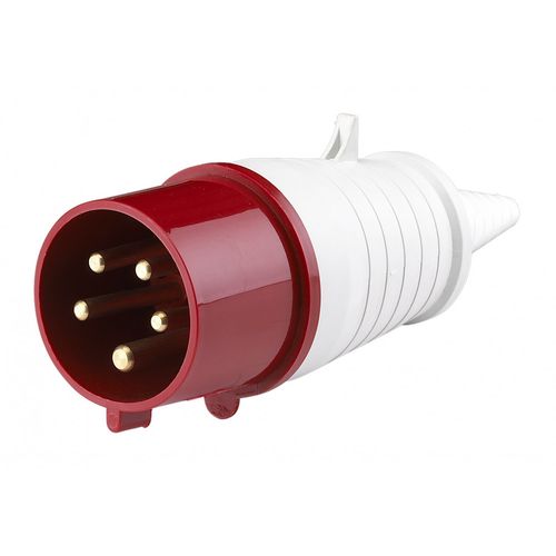 26007DEK | Вилка переносная 034 3Р+РЕ 63А 380В IP67 ВП-102 DEKraft
