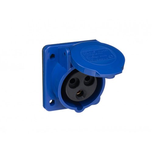 26050DEK | Розетка щитовая 413 2Р+РЕ 16А 220В IP44 РЩ-102 DEKraft
