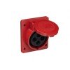 26051DEK | Розетка щитовая 414 3Р+РЕ 16А 380В IP44 РЩ-102 DEKraft
