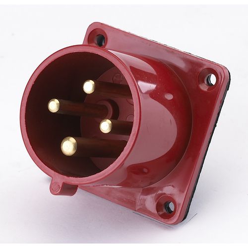 26060DEK | Вилка щитовая 614 3Р+РЕ 16А 380В IP44 ВЩ-102 DEKraft
