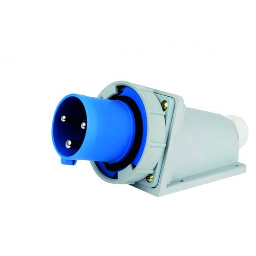 26163DEK | Вилка стац. 2Р+РЕ 16А 220В IP67 ВС-103 DEKraft
