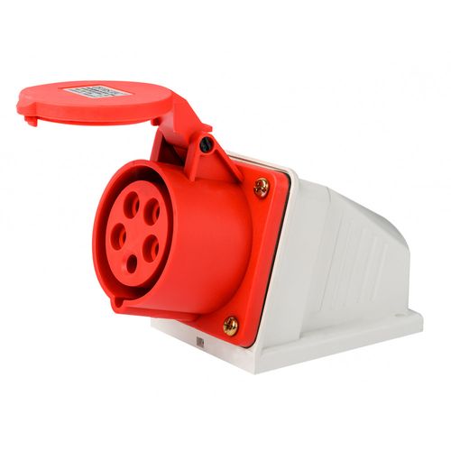 26194DEK | Розетка стац. 3Р+РЕ+N 16А 380В IP44 РС-103 DEKraft
