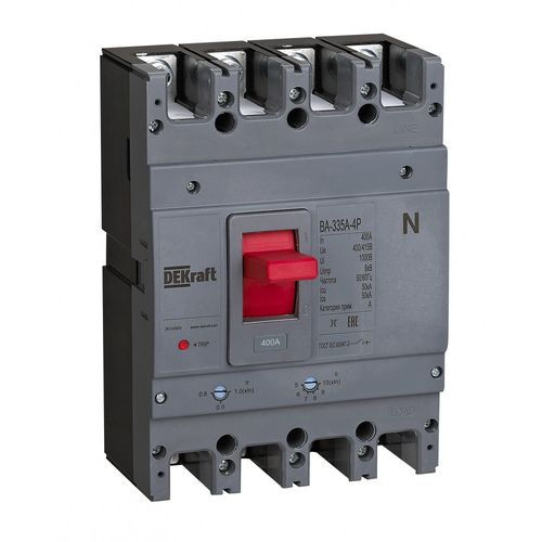 28131DEK | Силовой авт. выкл. 4P 250A 50кА ВА-335А DEKraft

