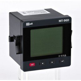 51414DEK | Мультиметр цифровой 72х72мм трехфазный, вход 100В 5А, RS485, LCD-дисплей МТ-72D DEKraft
