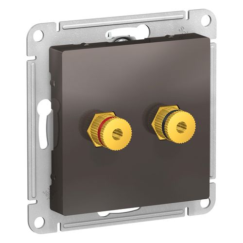 ATN000687 | ATLASDESIGN АУДИОРОЗЕТКА двойная, МОККО Systeme Electric
