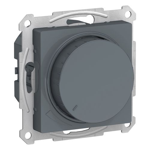 ATN000723 | ATLASDESIGN СВЕТОРЕГУЛЯТОР (диммер) повор-нажим, LED, RC, 400Вт, мех., ГРИФЕЛЬ Systeme Electric
