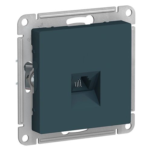ATN000881 | ATLASDESIGN РОЗЕТКА телефонная RJ11, механизм, ИЗУМРУД Systeme Electric
