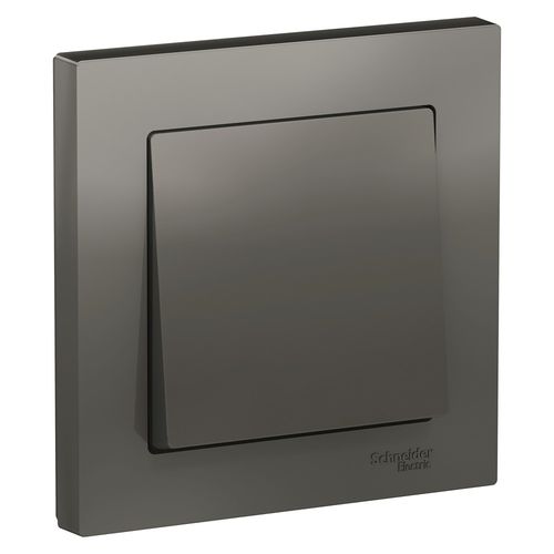 ATN000912 | ATLASDESIGN 1-клавишный ВЫКЛЮЧАТЕЛЬ, сх.1, 10АХ, в сборе, СТАЛЬ Systeme Electric
