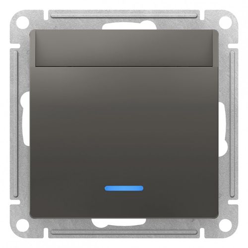 ATN000967 | ATLASDESIGN ВЫКЛЮЧАТЕЛЬ карточный 10А, без задержки времени, механизм, СТАЛЬ Systeme Electric
