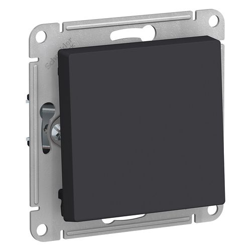 ATN001011 | ATLASDESIGN 1-клавишный ВЫКЛЮЧАТЕЛЬ, сх.1, 10АХ, механизм, КАРБОН Systeme Electric

