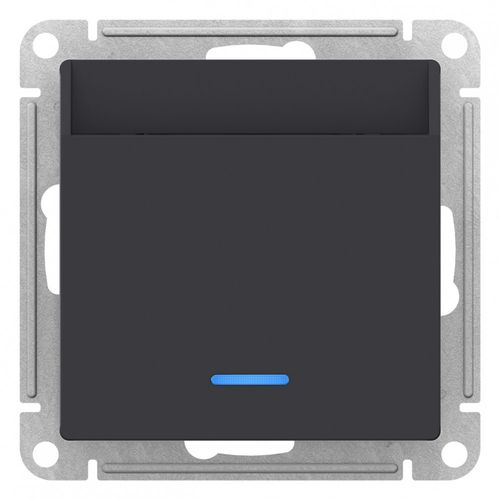 ATN001067 | ATLASDESIGN ВЫКЛЮЧАТЕЛЬ карточный 10А, без задержки времени, механизм, КАРБОН Systeme Electric
