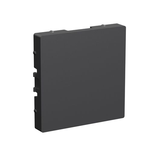 ATN001409 | ATLASDESIGN ЗАГЛУШКА без суппорта для многопостовых рамок, БАЗАЛЬТ Systeme Electric
