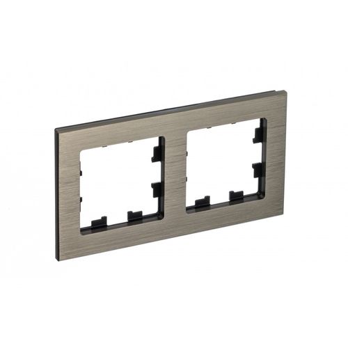 ATN312202 | ATLASDESIGN NATURE 2-постовая РАМКА, МЕТАЛЛ ЛАТУНЬ Systeme Electric
