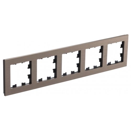 ATN312205 | ATLASDESIGN NATURE 5-постовая РАМКА, МЕТАЛЛ ЛАТУНЬ Systeme Electric
