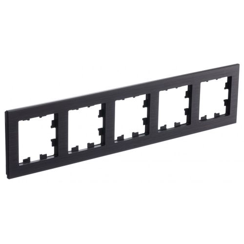 ATN312305 | ATLASDESIGN NATURE 5-постовая РАМКА, МЕТАЛЛ ОНИКС Systeme Electric
