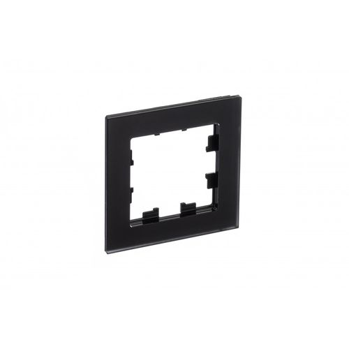 ATN331001 | ATLASDESIGN NATURE 1-постовая РАМКА, МАТОВОЕ ОРГАНИЧЕСКОЕ СТЕКЛО ЧЕРНЫЙ Systeme Electric
