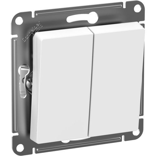 ATN440151 | ATLASDESIGN AQUA 2-клавишный ВЫКЛЮЧАТЕЛЬ, IP44, сх.5, 10АХ, механизм, БЕЛЫЙ Systeme Electric
