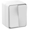 ATN540151 | AtlasDesign PROFI IP54 О/У 2-клавишный ВЫКЛЮЧАТЕЛЬ 10 АХ, БЕЛЫЙ Systeme Electric
