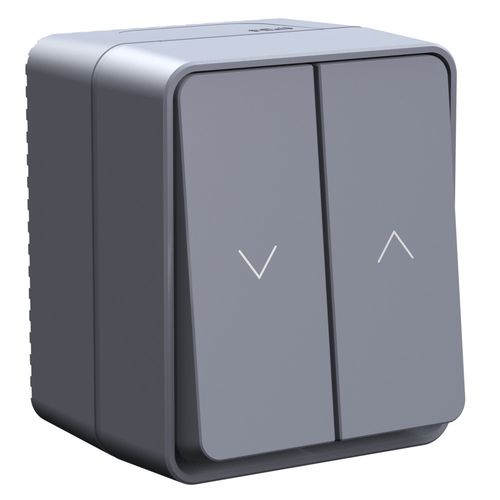 ATN544019 | ATLASDESIGN PROFI IP54 2-клавишный ВЫКЛЮЧАТЕЛЬ ДЛЯ ЖАЛЮЗИ, 2хсх.4, АНТРАЦИТ Systeme Electric
