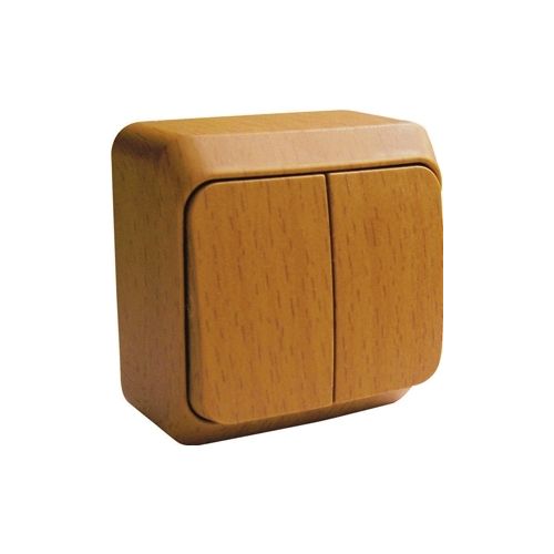 BA10-002T | ЭТЮД О/У 2-клавишный ВЫКЛЮЧАТЕЛЬ 10 АХ, БУК, Россия Systeme Electric
