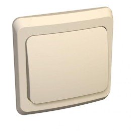BC10-001K | ЭТЮД С/У 1-клавишный ВЫКЛЮЧАТЕЛЬ 10 АХ, КРЕМОВЫЙ, Россия Systeme Electric
