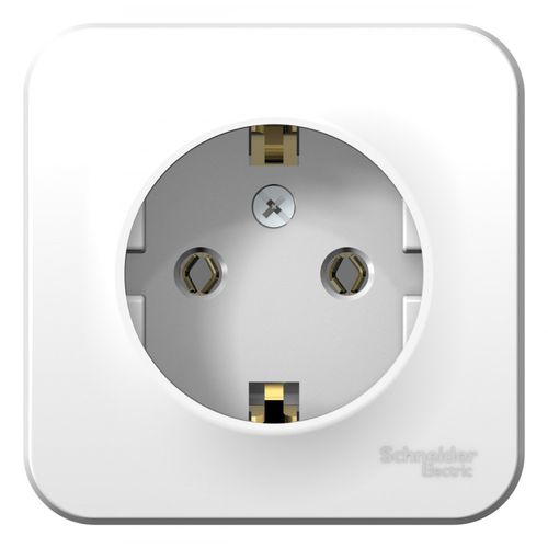 BLNRA010101 | BLANCA О/У РОЗЕТКА с заземлением без шторок, 16А, 250В, БЕЛЫЙ Systeme Electric
