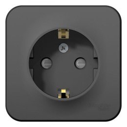 BLNRA011106 | BLANCA О/У РОЗЕТКА с заземлением со шторками, 16А, 250В, АНТРАЦИТ Systeme Electric
