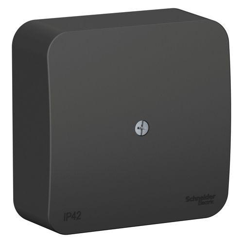 BLNRK000016 | BLANCA О/У КОРОБКА РАСПРЕДЕЛИТЕЛЬНАЯ IP42, АНТРАЦИТ Systeme Electric
