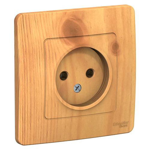 BLNRS000015 | BLANCA С/У РОЗЕТКА без заземления без шторок 16А, 250В, ЯСЕНЬ Systeme Electric
