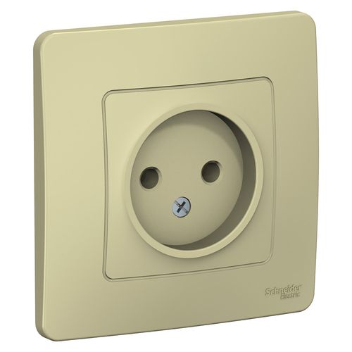 BLNRS000017 | BLANCA С/У РОЗЕТКА без заземления без шторок 16А, 250В, БЕЖЕВЫЙ Systeme Electric
