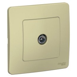 BLNTS000017 | BLANCA С/У КОННЕКТОР ТВ, БЕЖЕВЫЙ Systeme Electric
