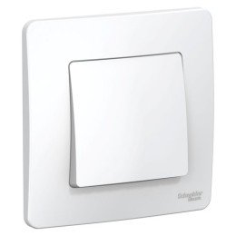 BLNVS006101 | BLANCA С/У 1-клавишный ВЫКЛЮЧАТЕЛЬ (сх.1), 6А, 250В, БЕЛЫЙ Systeme Electric