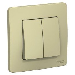BLNVS010507 | BLANCA С/У 2-клавишный ВЫКЛЮЧАТЕЛЬ (сх.5), 10А, 250В, БЕЖЕВЫЙ Systeme Electric
