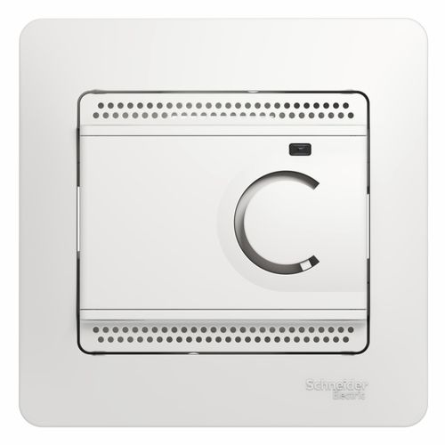 GSL000138 | GLOSSA ТЕРМОСТАТ электрон.теплого пола с датчиком,от+5до+50°C,10A, БЕЛЫЙ Systeme Electric
