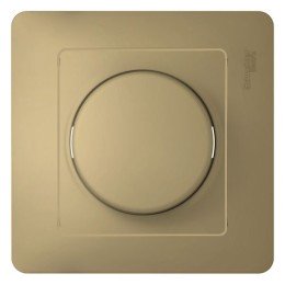 GSL000434 | GLOSSA СВЕТОРЕГУЛЯТОР (диммер) поворотный, 300Вт, в сборе, ТИТАН Systeme Electric