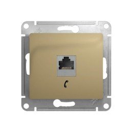 GSL000481T | GLOSSA РОЗЕТКА телефонная RJ11, механизм, ТИТАН Systeme Electric
